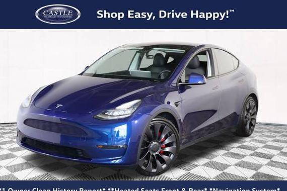 TESLA MODEL Y 2021 5YJYGDEF1MF079091 image